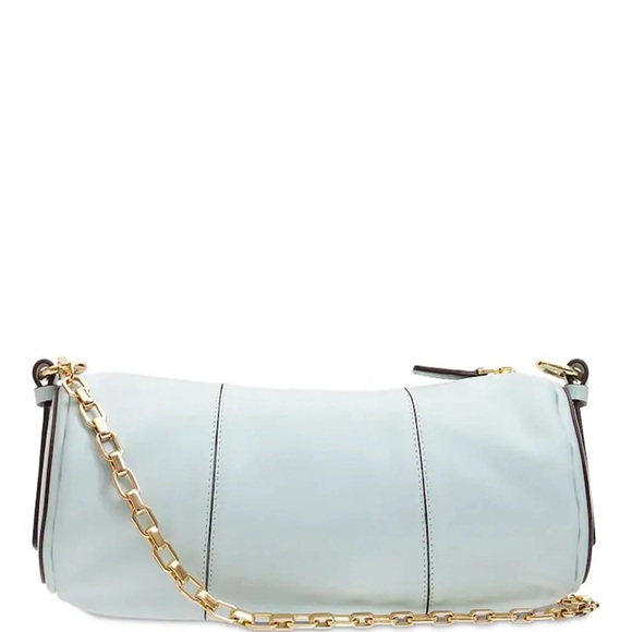 Manu Atelier Cylinder Bag in Artic Blue Made in Turkey - Picture 4 of 6